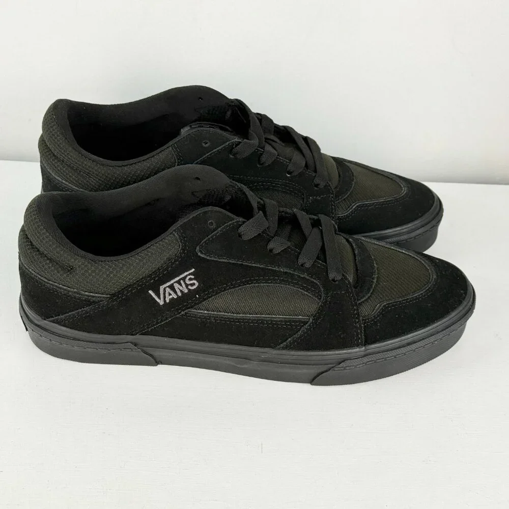 Men's 11 - VANS Chukka Push Suede Skate Shoes -Blackout - 507452